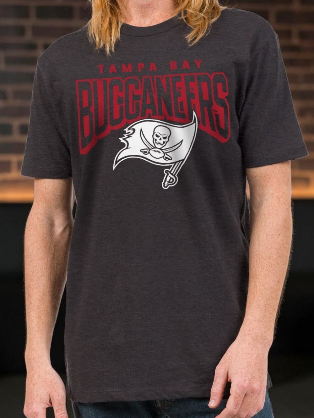 Men's Tampa Bay Buccaneers Black Graphic Tee by Junk Food, 3X